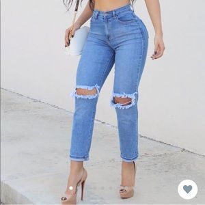 Walk This Way Fashion Nova Boyfriend Jeans
